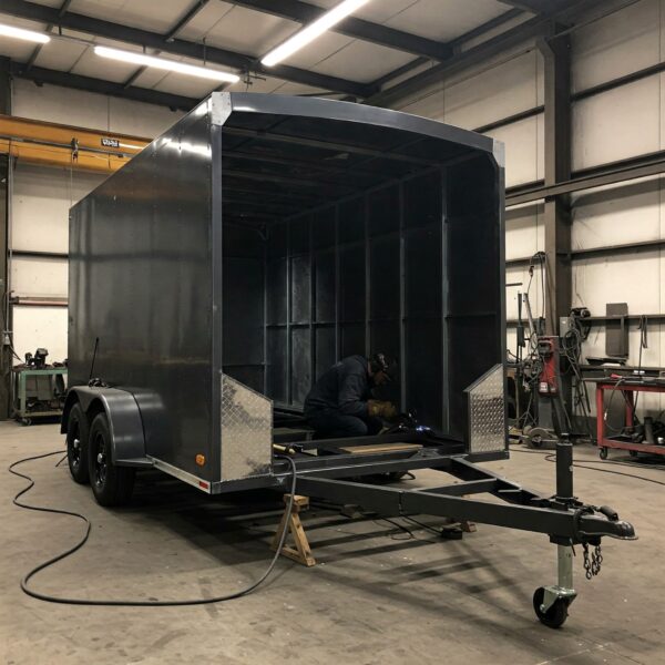 Enclosed Trailer Under Construction