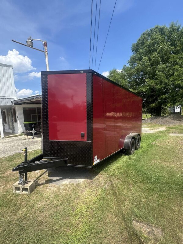 2025 7X16 Fast Cargo Enclosed Powersports Race Trailer