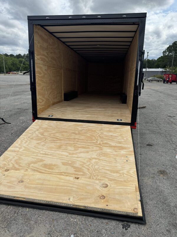 2025 8.5x28 Fast Cargo Enclosed Car Hauler Blackout Edition - Image 4