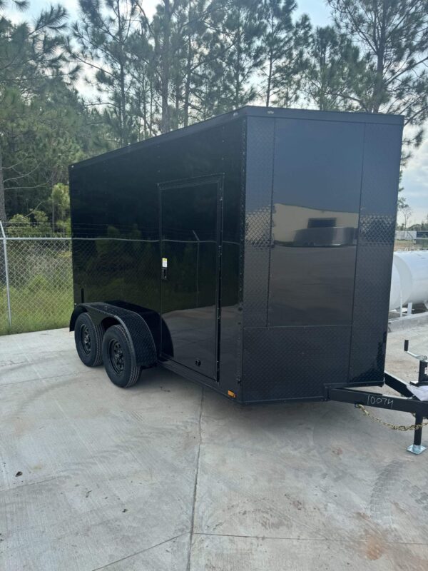 2025 6x12 Titanium Enclosed Trailer Blackout Edition - Image 2