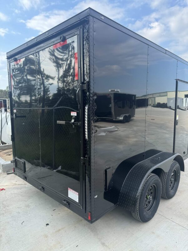 2025 6x12 Titanium Enclosed Trailer Blackout Edition - Image 3