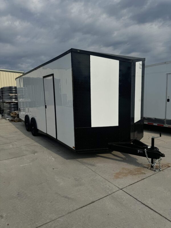 2025 8.5x24 Titanium Enclosed Car Hauler Blackout Edition - Image 3