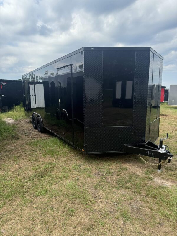 2025 8.5x24 Titanium Enclosed Car Hauler Blackout Edition - Image 3