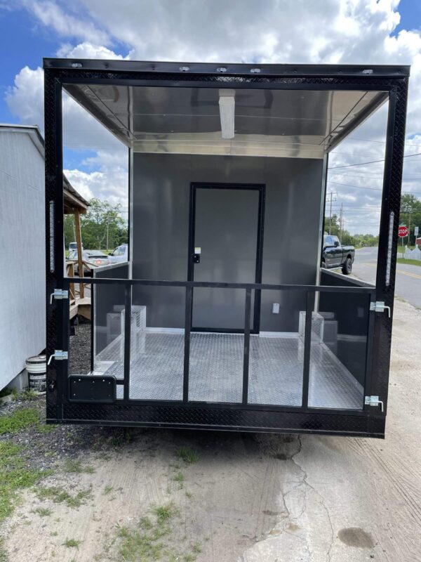 2025 8.5x24 Hook& Line Cargo Concession/Food Trailer with Grill Patio - Image 3