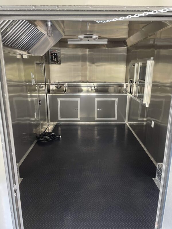 2025 8.5x24 Hook& Line Cargo Concession/Food Trailer with Grill Patio - Image 2