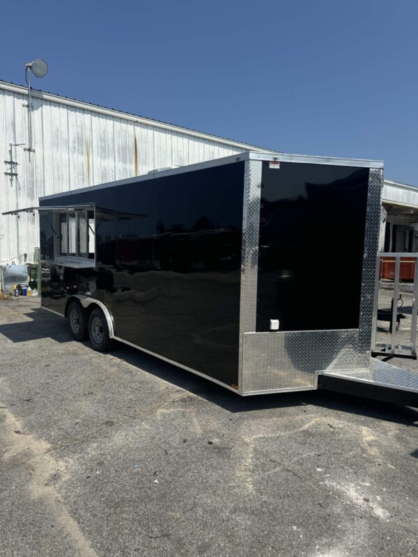 2025 8.5x20 Hook & Line Cargo Concession/Food Trailer