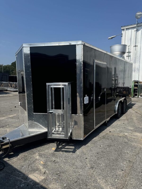 2025 8.5x20 Hook & Line Cargo Concession/Food Trailer - Image 3