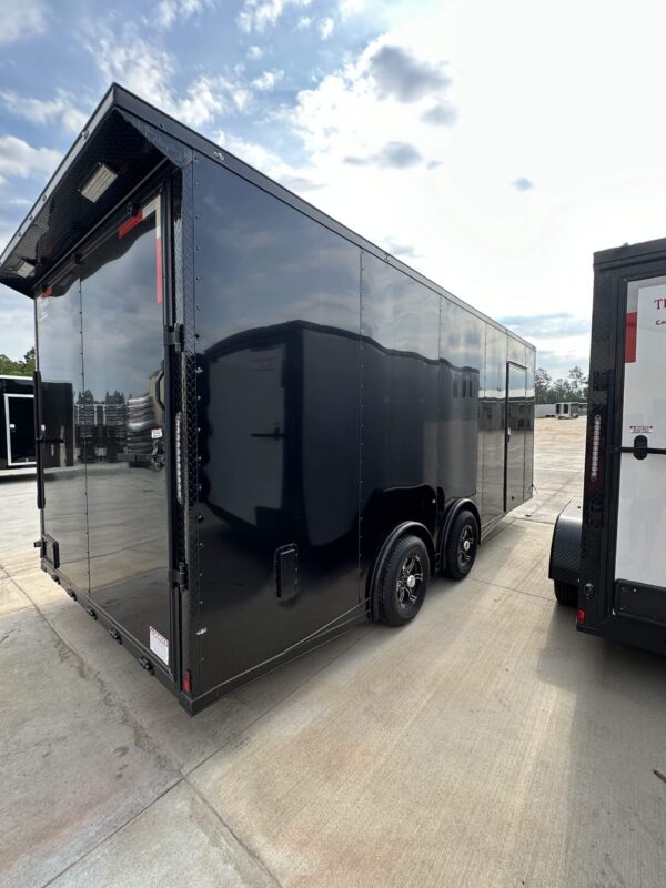 2025 8.5x20 Titanium Enclosed Car Hauler Blackout Edition - Image 2