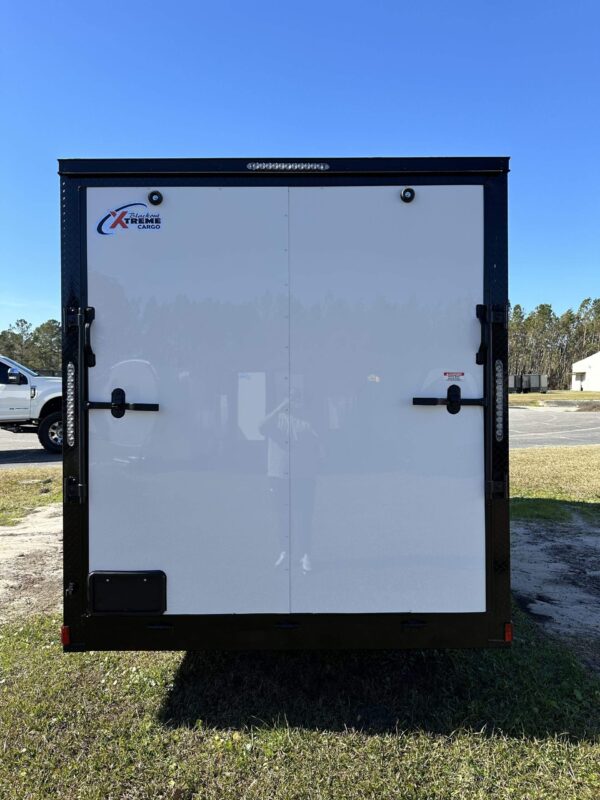 2025 7x16 Xtreme Cargo Enclosed Trailer (Poly Core Metal) Black Edition - Image 2