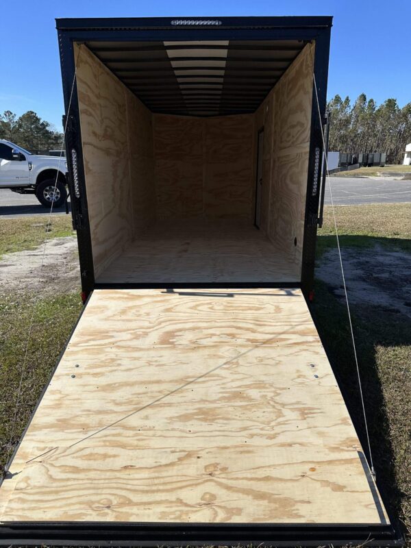 2025 7x16 Xtreme Cargo Enclosed Trailer (Poly Core Metal) Black Edition - Image 3