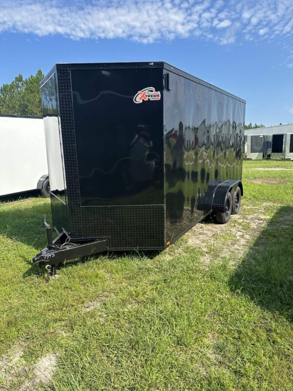 2025 7x16 Xtreme Cargo Trailer Blackout Edition