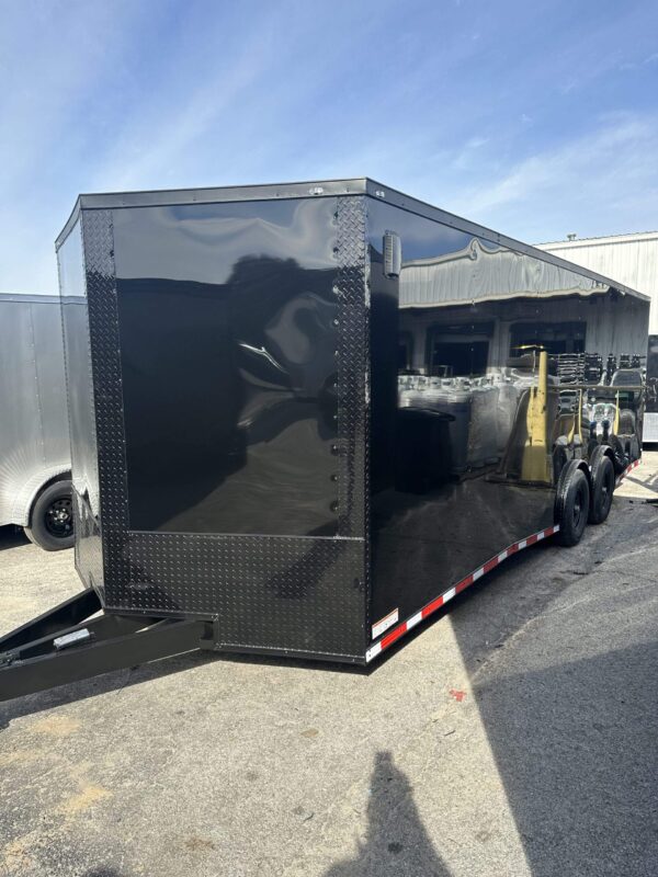 2025 8.5x24 Fast Cargo Enclosed Car Hauler Trailer Blackout Edition