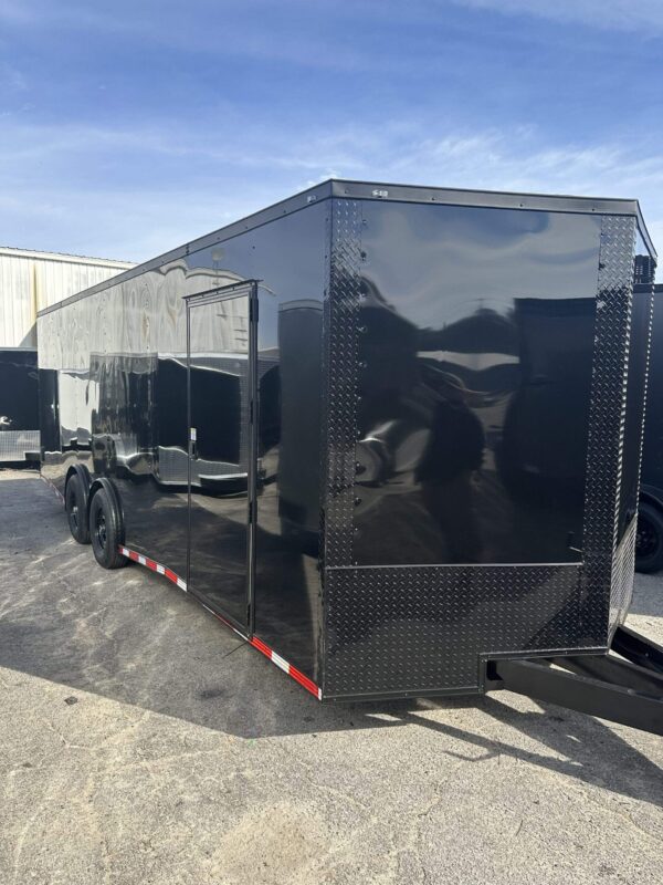 2025 8.5x24 Fast Cargo Enclosed Car Hauler Trailer Blackout Edition - Image 4