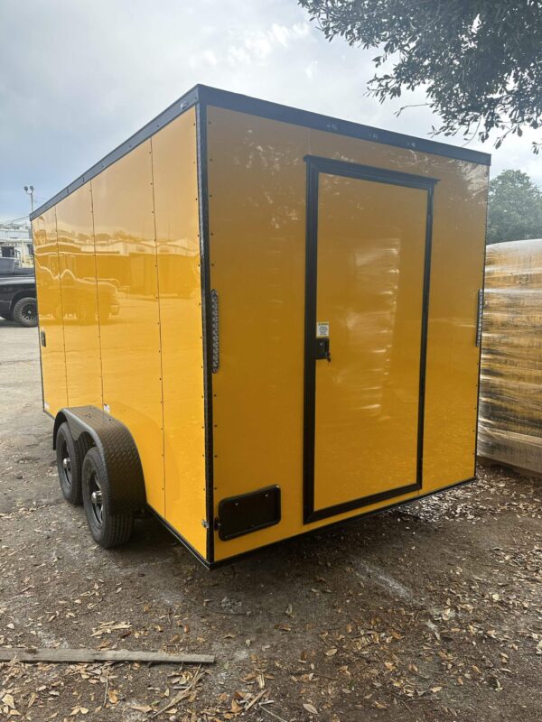 2025 7x14 Hook & Line Cargo Concession/Food Trailer Blackout Edition - Image 3