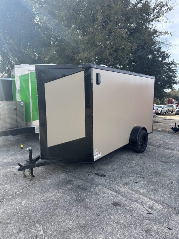 2025 6x12 Fast Cargo Enclosed Trailer Blackout Edition