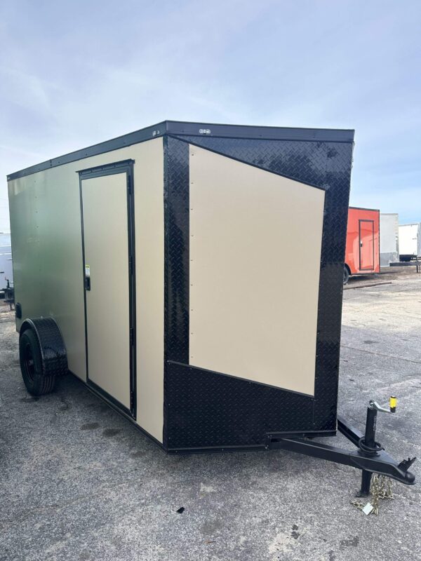 2025 6x12 Fast Cargo Enclosed Trailer Blackout Edition - Image 4