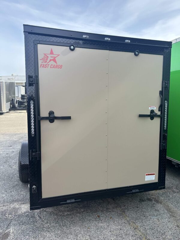 2025 6x12 Fast Cargo Enclosed Trailer Blackout Edition - Image 3