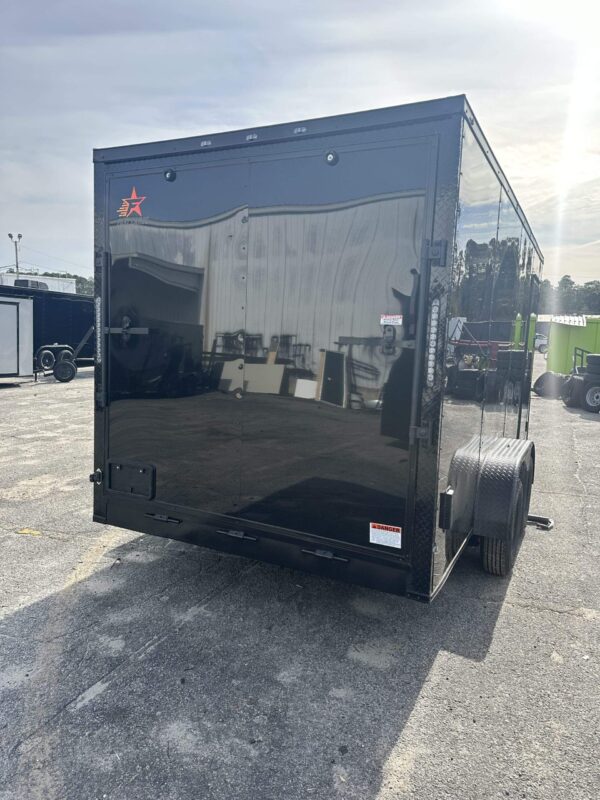 2025 7x16 Fast Cargo Enclosed Trailer Blackout Edition - Image 2