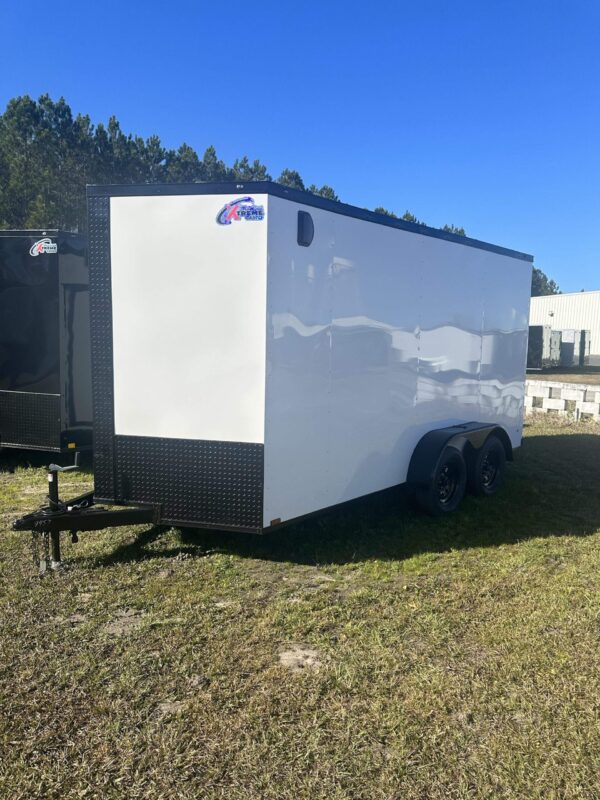 2025 7x14 Xtreme Cargo Enclosed Trailer Blackout Edition