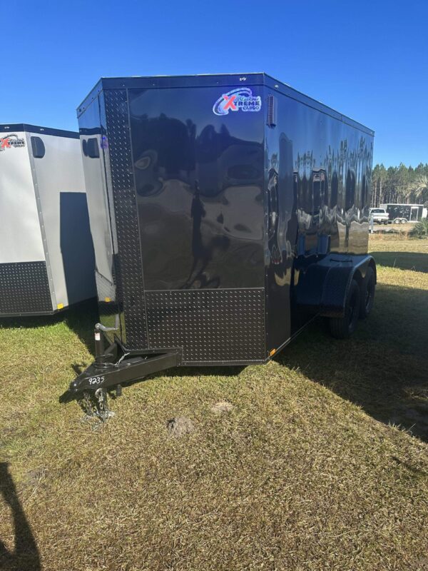 2025 6x12 Xtreme Cargo Enclosed Trailer Blackout Edition