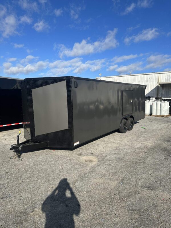 2025 8.5x24 Fast Cargo Enclosed Race Trailer Blackout Edition - Image 2