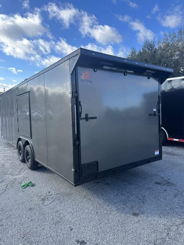 2025 8.5x24 Fast Cargo Enclosed Race Trailer Blackout Edition - Image 3