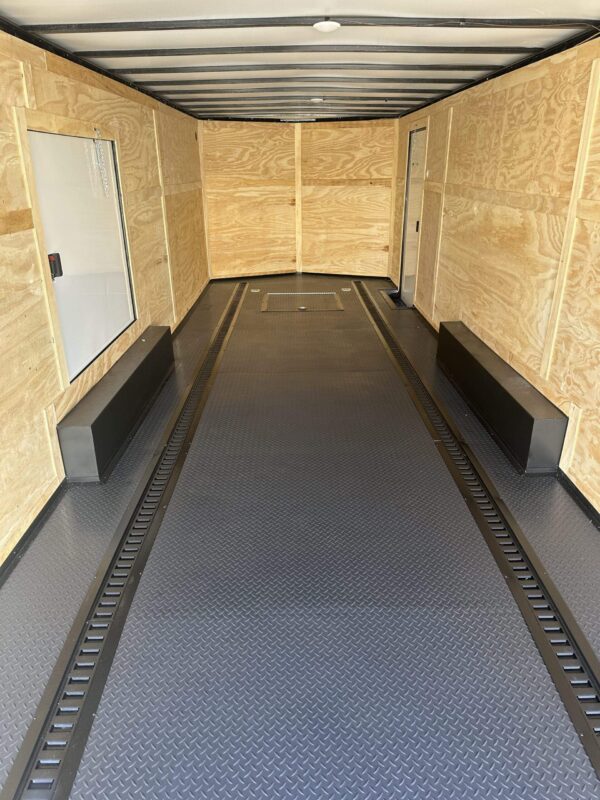 2025 8.5x24 Fast Cargo Enclosed Race Trailer Blackout Edition - Image 4