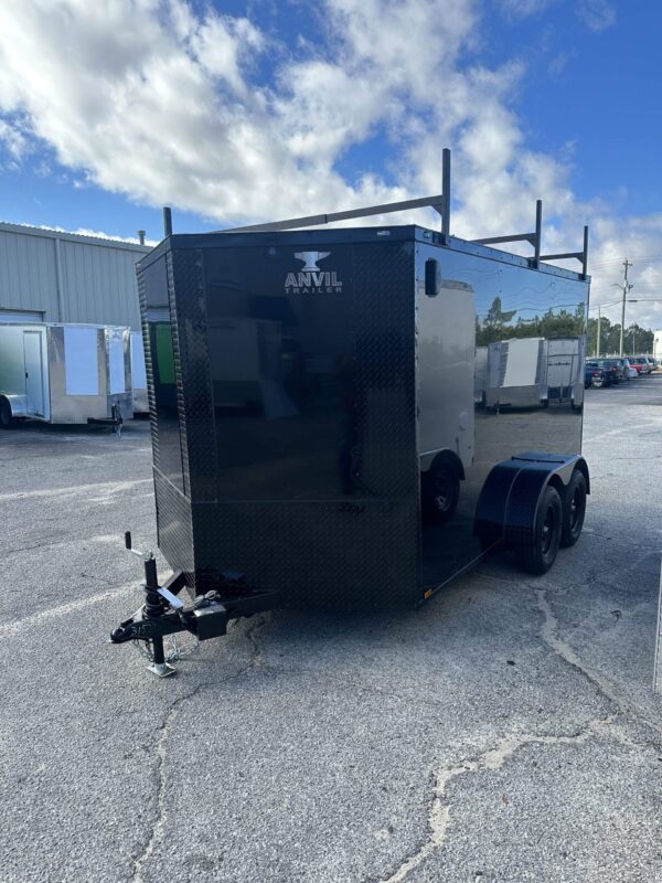 2025 7x12 Anvil Enclosed Trailer Blackout Edition