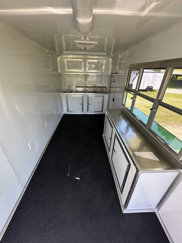 2025 7x16 Quality Cargo Concession/Food Trailer Blackout Edition - Image 4